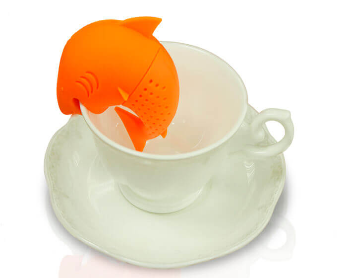 Shark (Orange) Silicone Tea Infuser