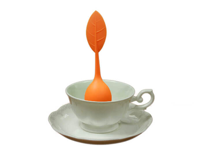 Leaf (Orange) Silicone Tea Infuser