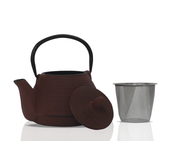 Red Cast Iron Pot
