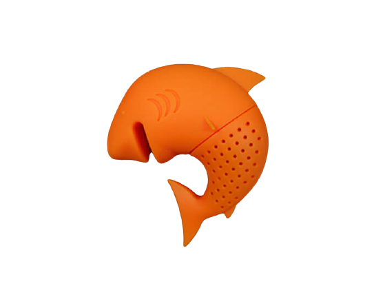 Shark (Orange) Silicone Tea Infuser