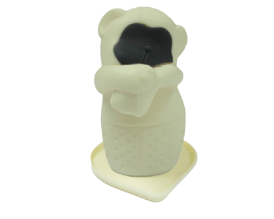 Monkey (Black & White) Silicone Tea Infuser