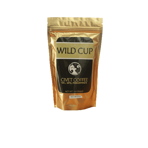 Wild Cup Civet Coffee Medium Roast (Beans - 100g)