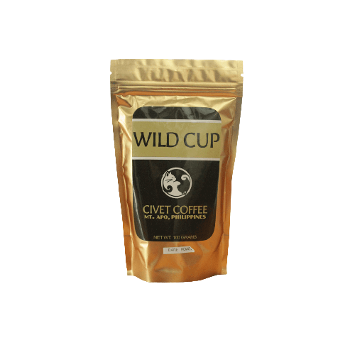 Wild Cup Civet CoffeeDark Roast (Beans - 100g)