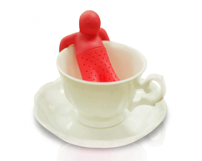 Mr. Tea (Red) Silicone Tea Infuser