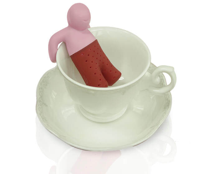 Mr. Tea (Purple & Maroon) Silicone Tea Infuser