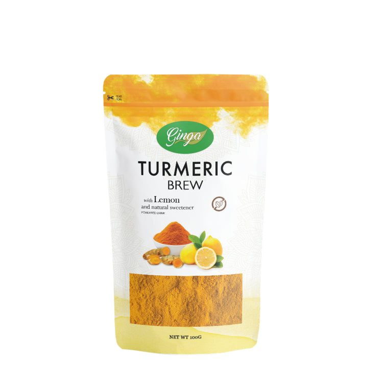Ginga Turmeric Brew w/ Lemon (100g)